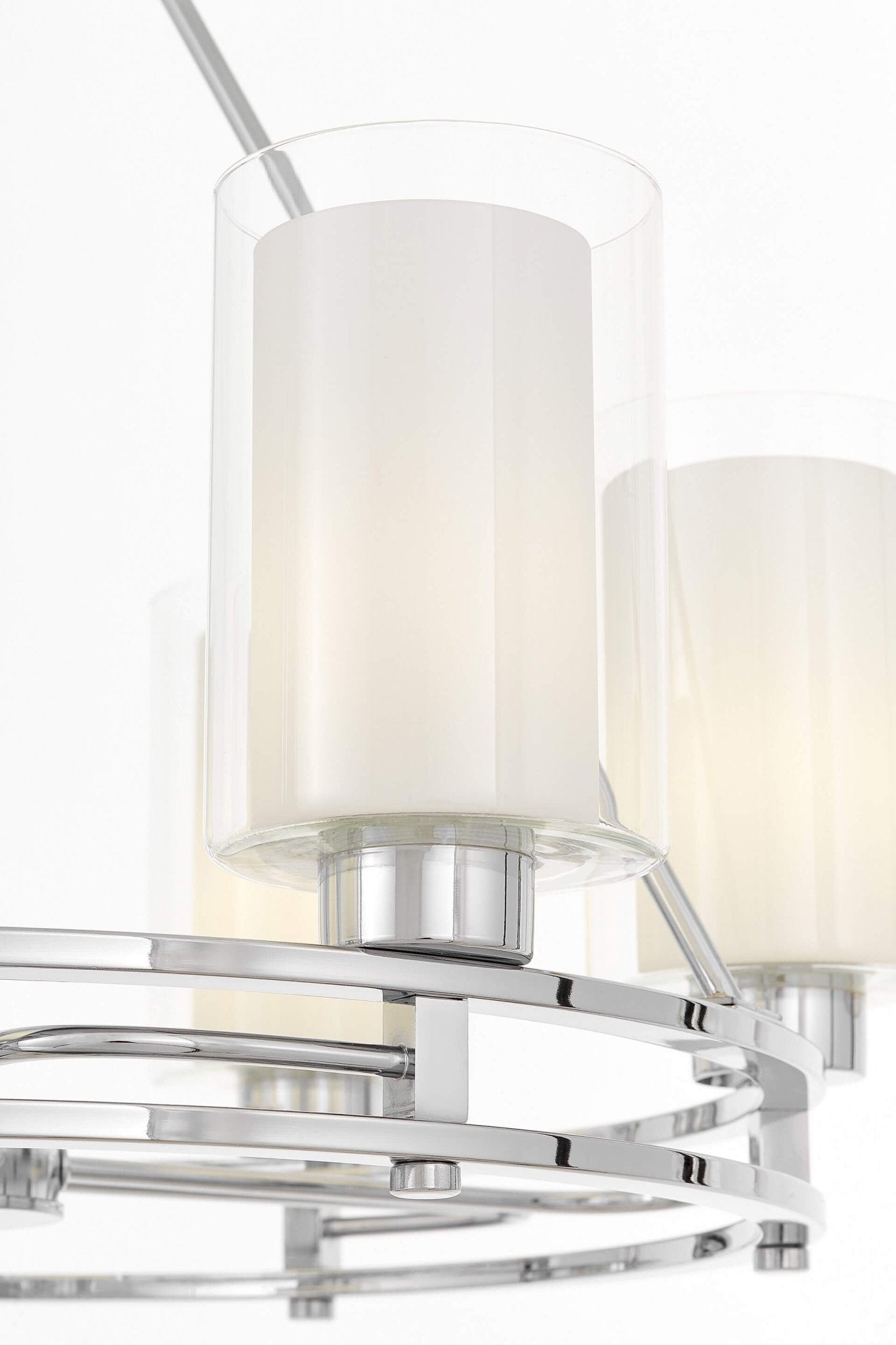 MODERN CHROME PENDANT LAMP MARIETTA W6 - LuminaLux