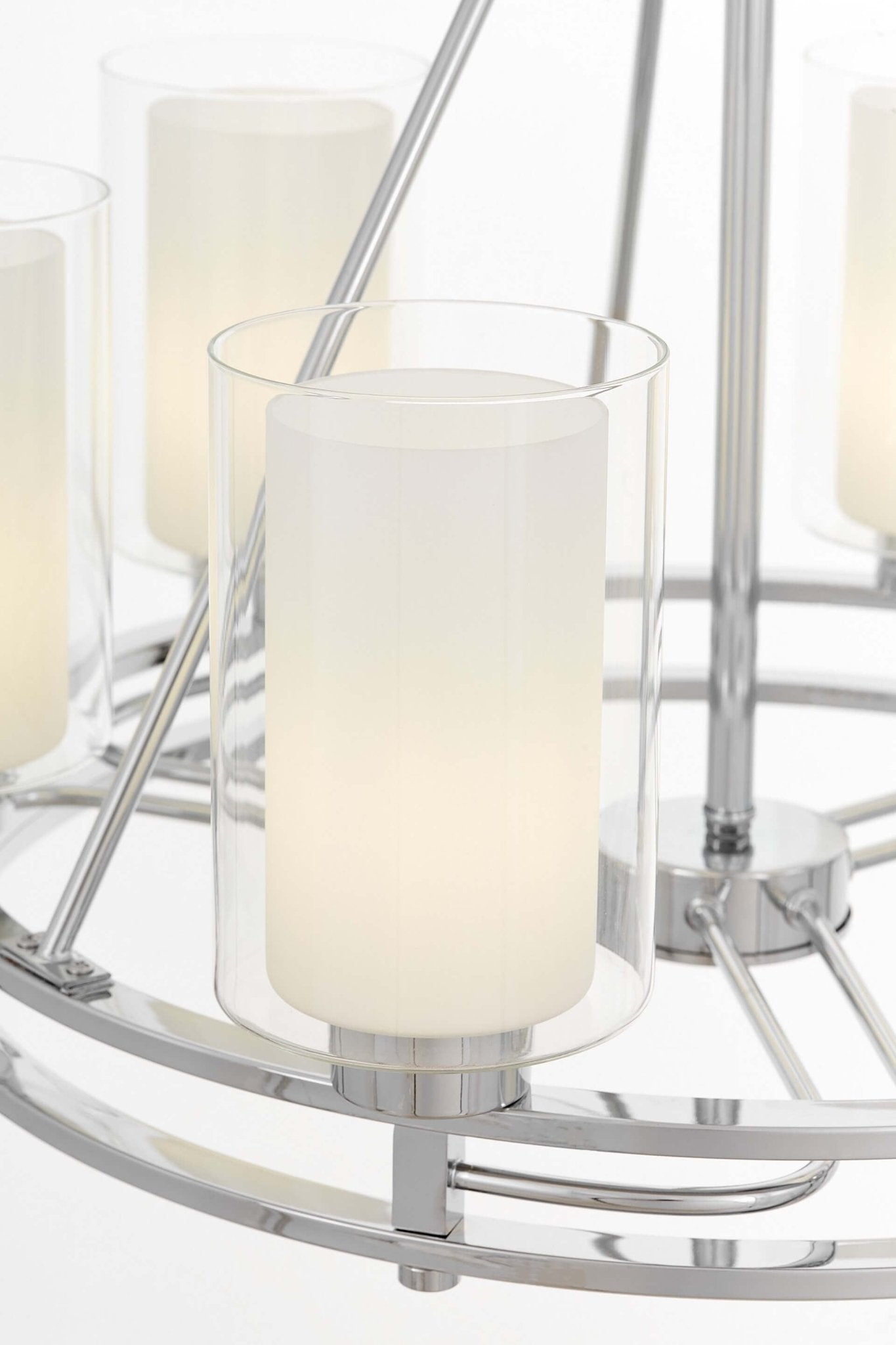 MODERN CHROME PENDANT LAMP MARIETTA W6 - LuminaLux