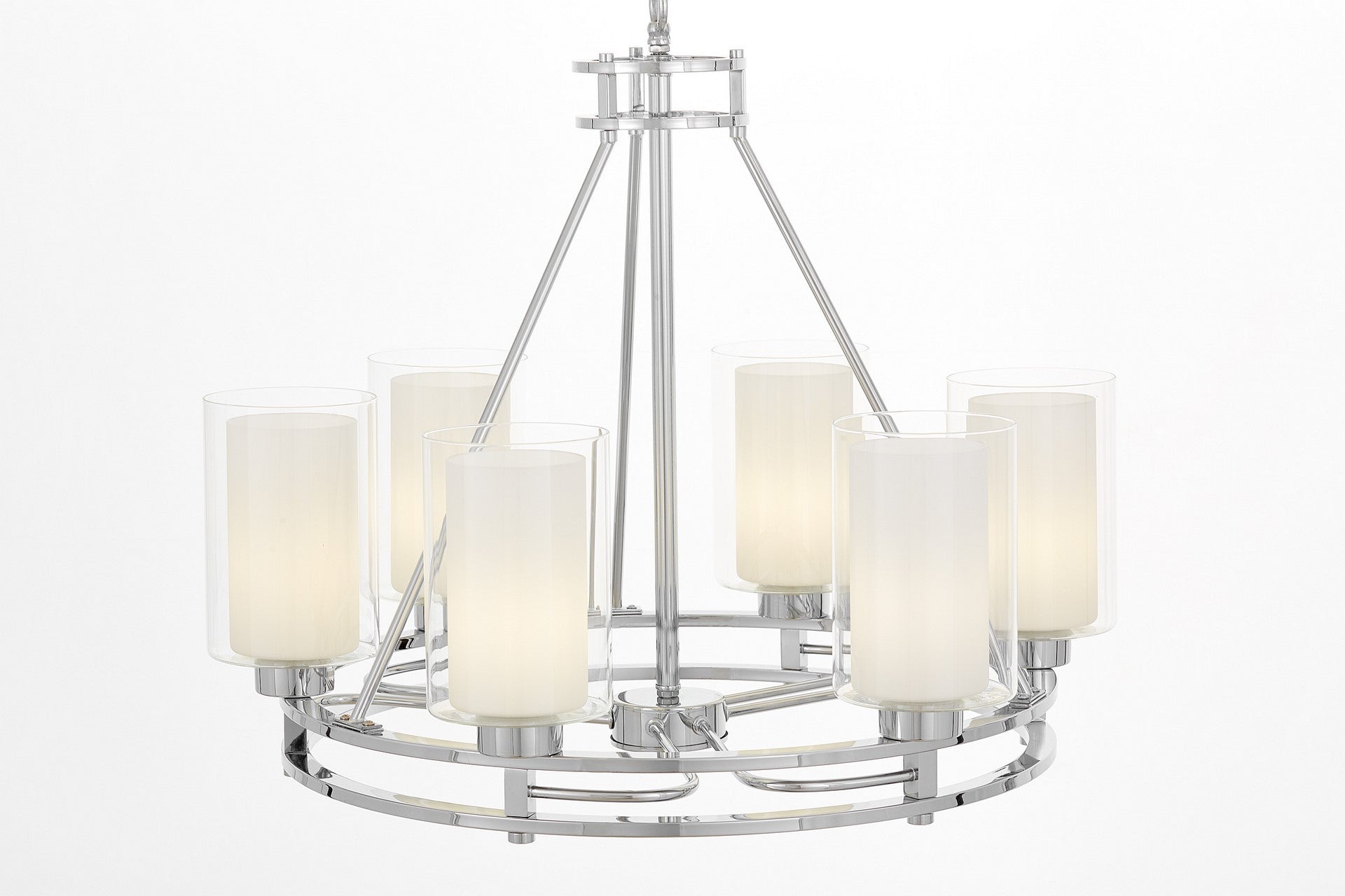 MODERN CHROME PENDANT LAMP MARIETTA W6 - LuminaLux